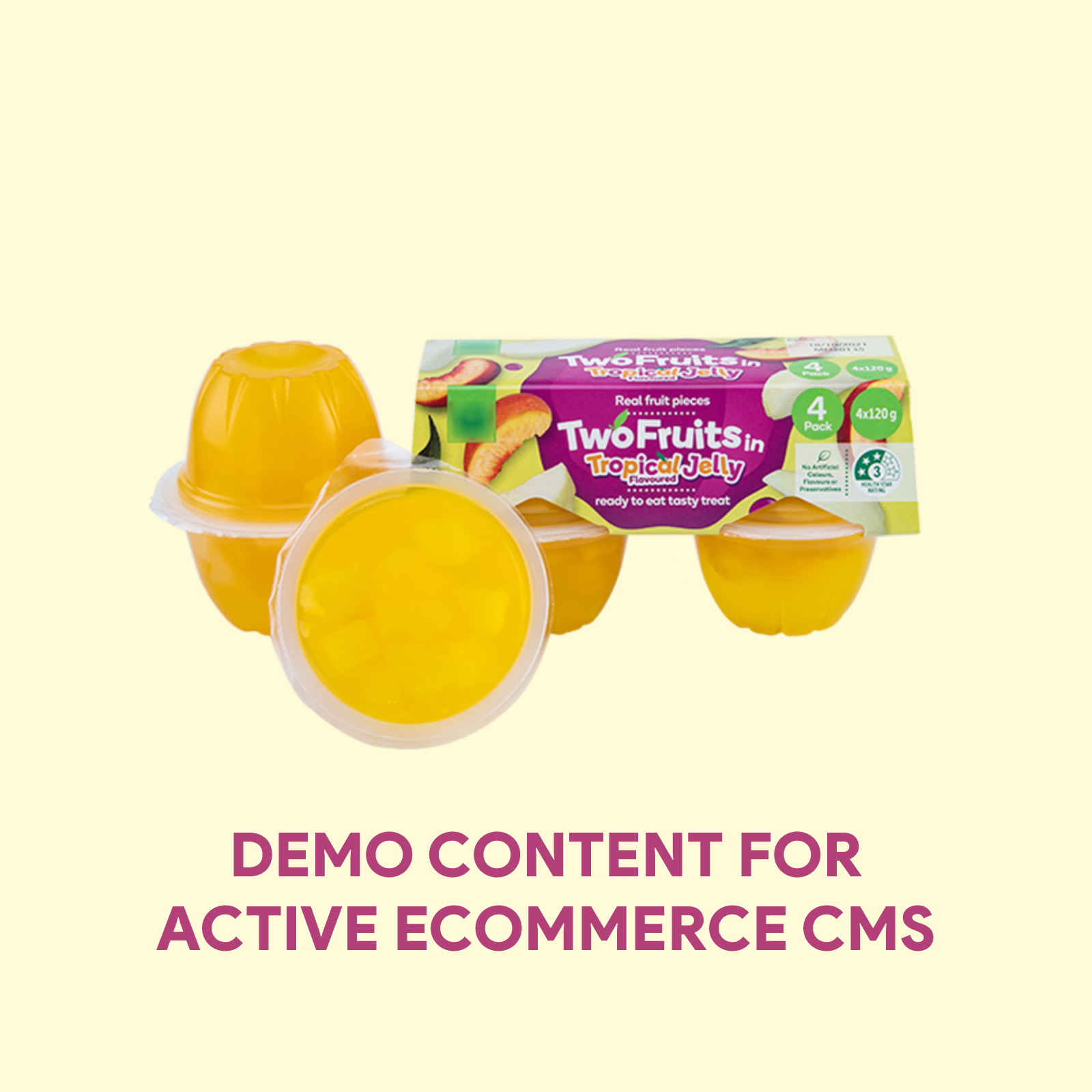 Demo Content for Active eCommerce CMS - Fruits jelly
