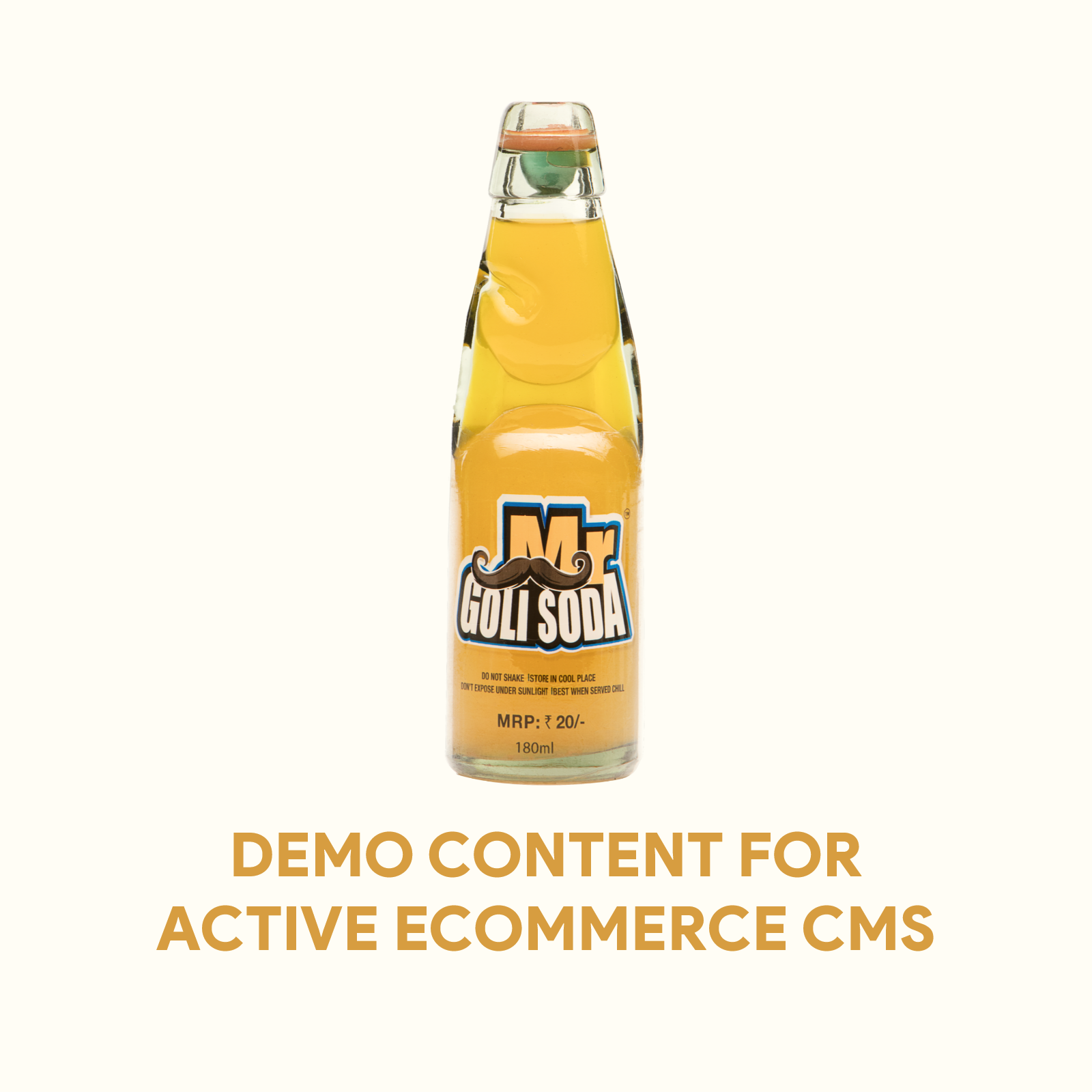 Demo Content for Active eCommerce CMS - Goli Soda