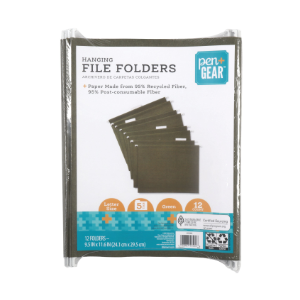 Pen+Gear Jewel Tone File Folders, Letter Size, Assorted Colors, 25 Count