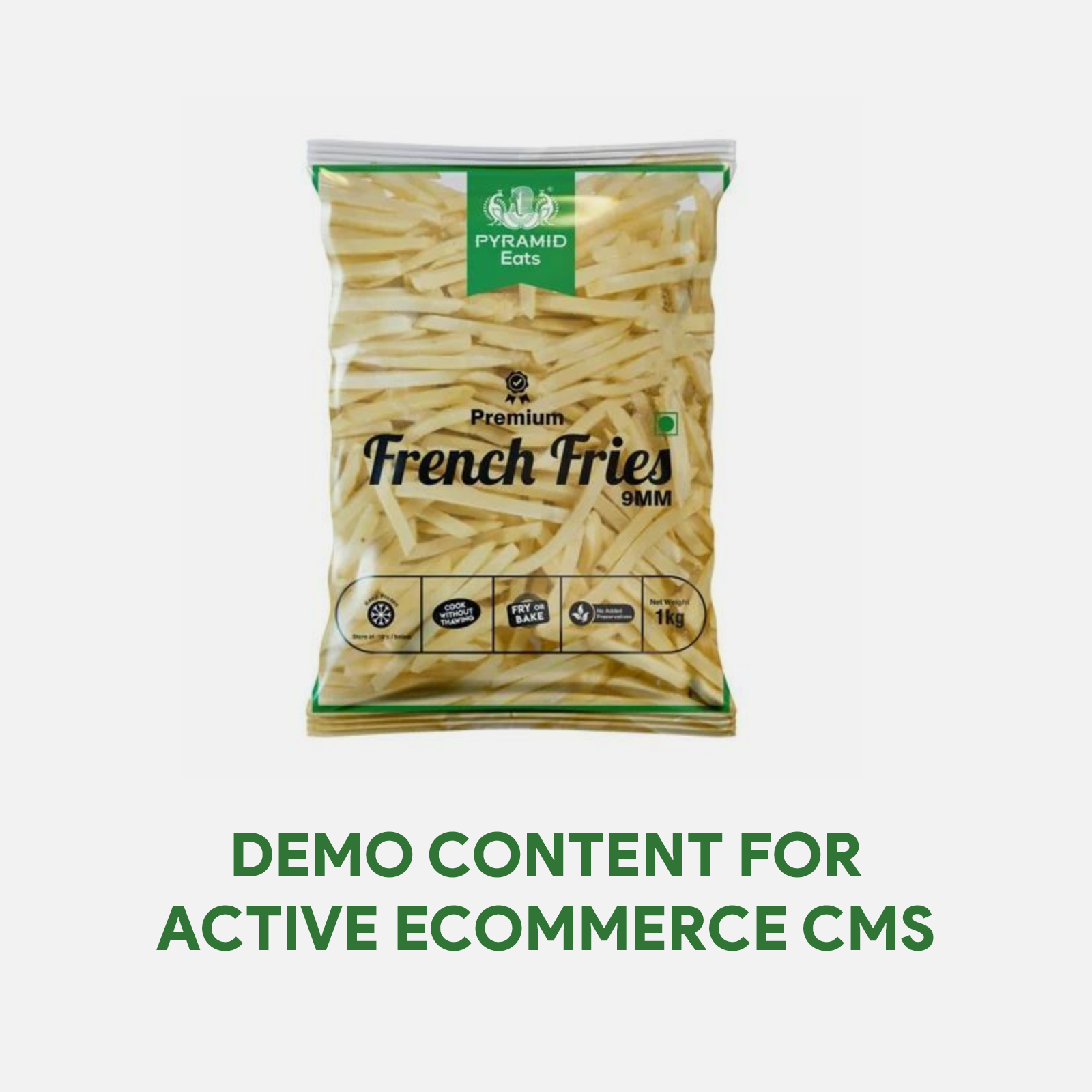 Demo Content for Active eCommerce CMS - French Fry