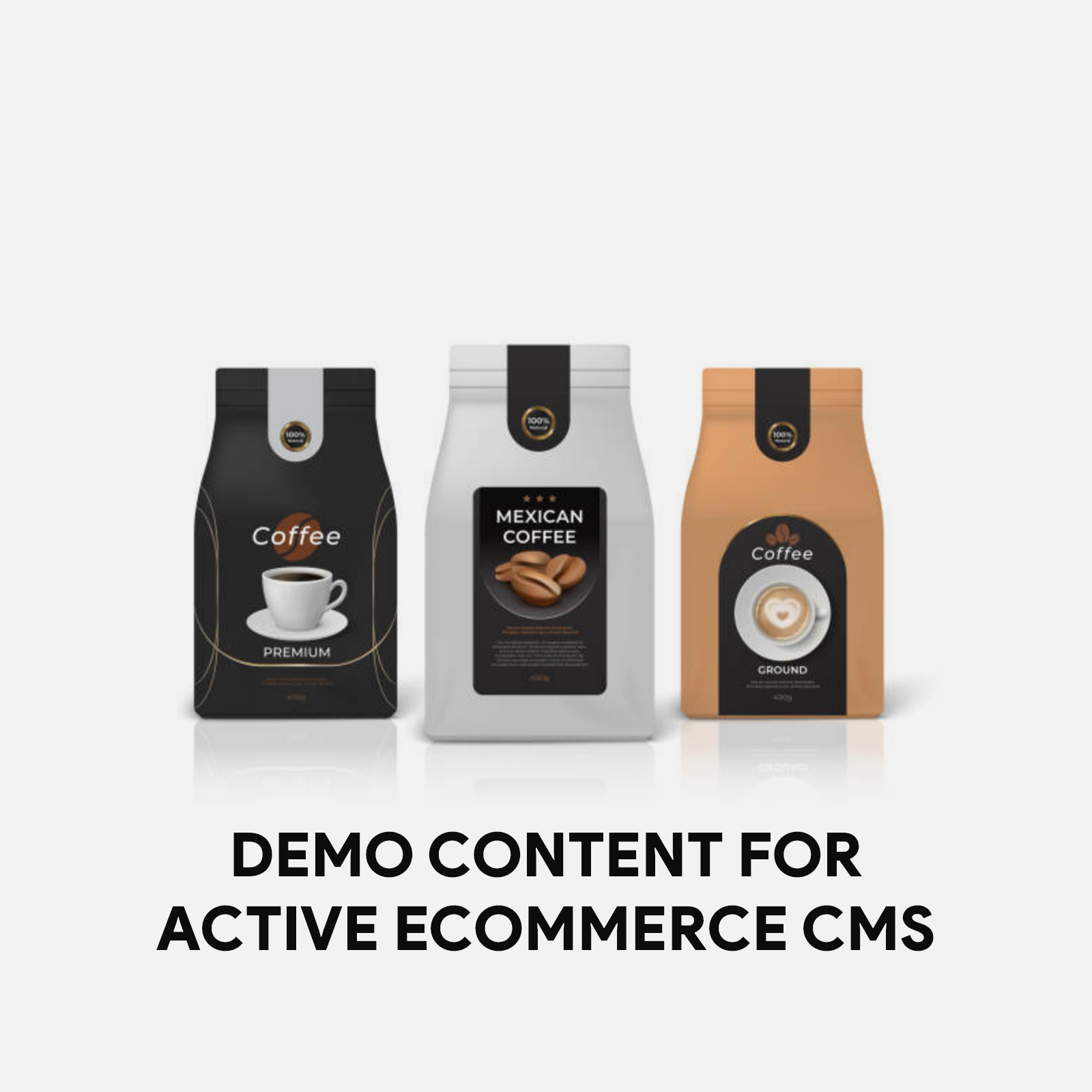 Demo Content for Active eCommerce CMS - Coffee