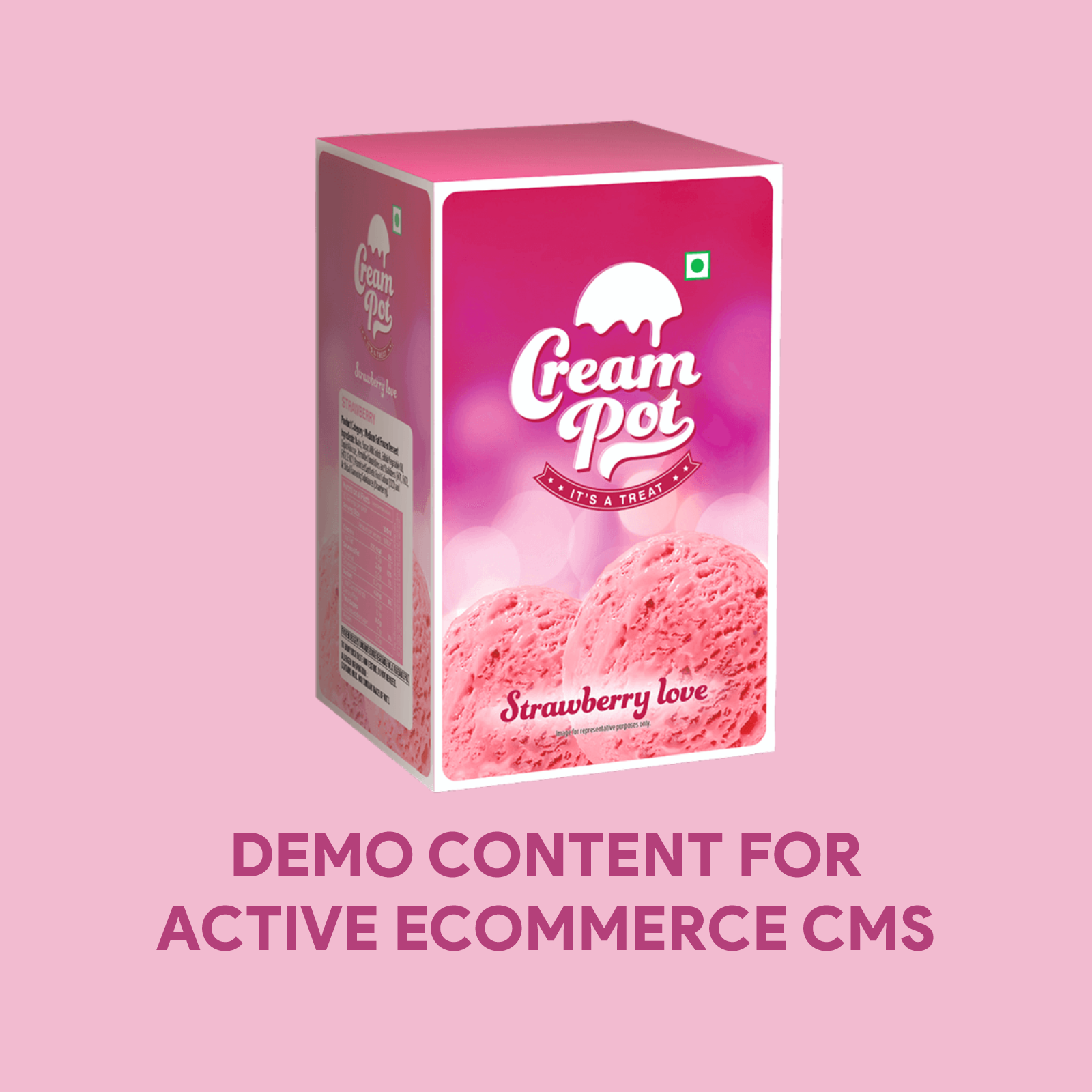 Demo Content for Active eCommerce CMS -  Cream Pot