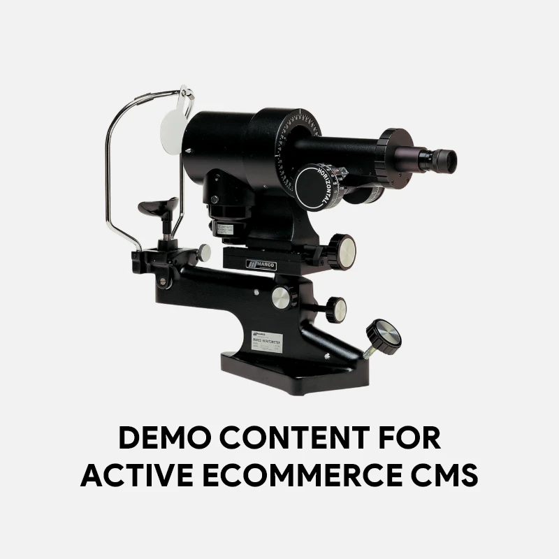 Demo Content for Active eCommerce CMS - Bawsh Keratometer Optical Optometry Instrument 1