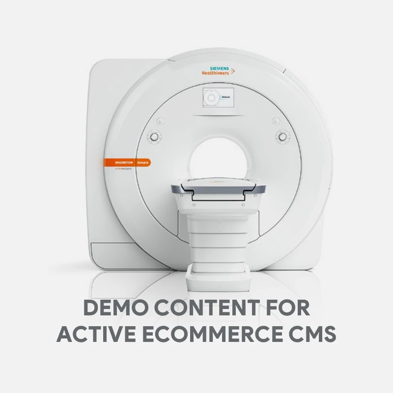 Demo Content for Active eCommerce CMS - 1.5T MRI Scanner
