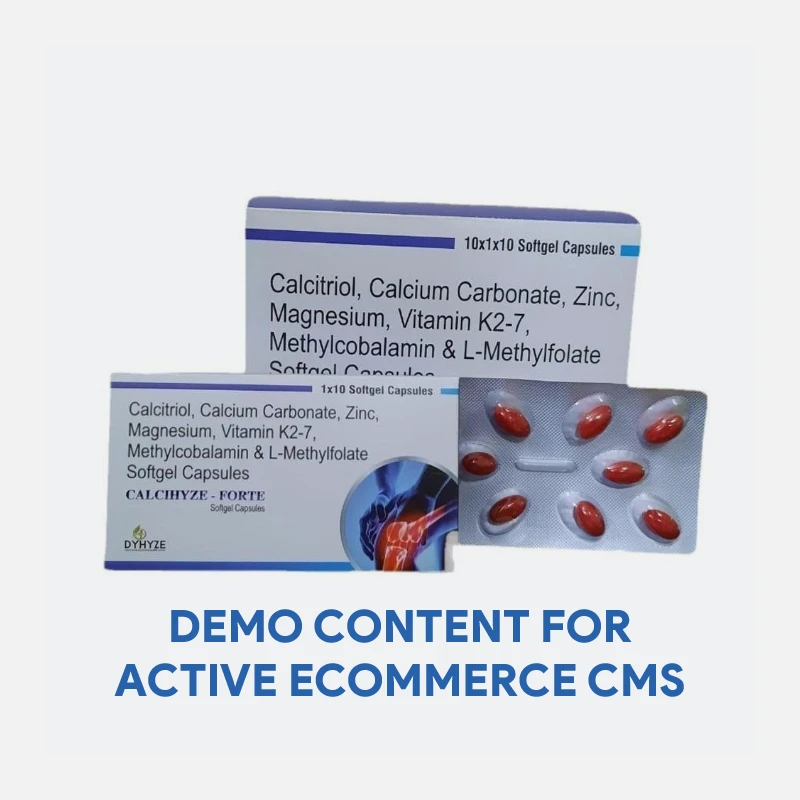 Demo Content for Active eCommerce CMS -  Calcihyze