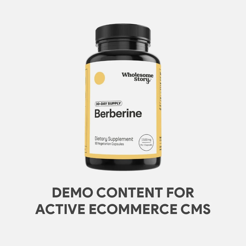 Demo Content for Active eCommerce CMS - Berberin Supplement