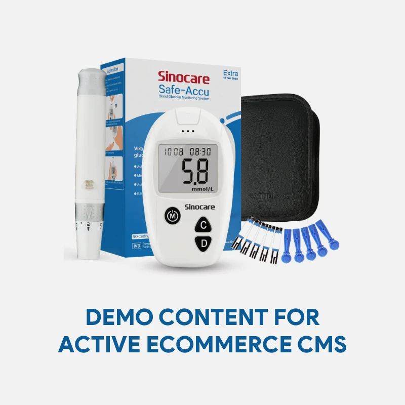 Demo Content for Active eCommerce CMS - Blood Glucose Monitor