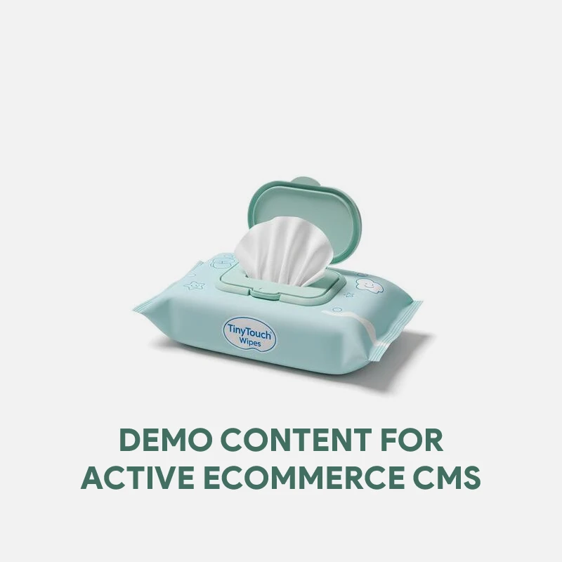 Demo Content for Active eCommerce CMS - Baby Wipes Unscented Ultra Soft