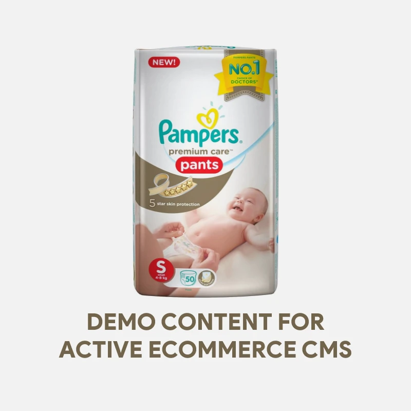 Demo Content for Active eCommerce CMS - Pampers Baby Dry Diapers