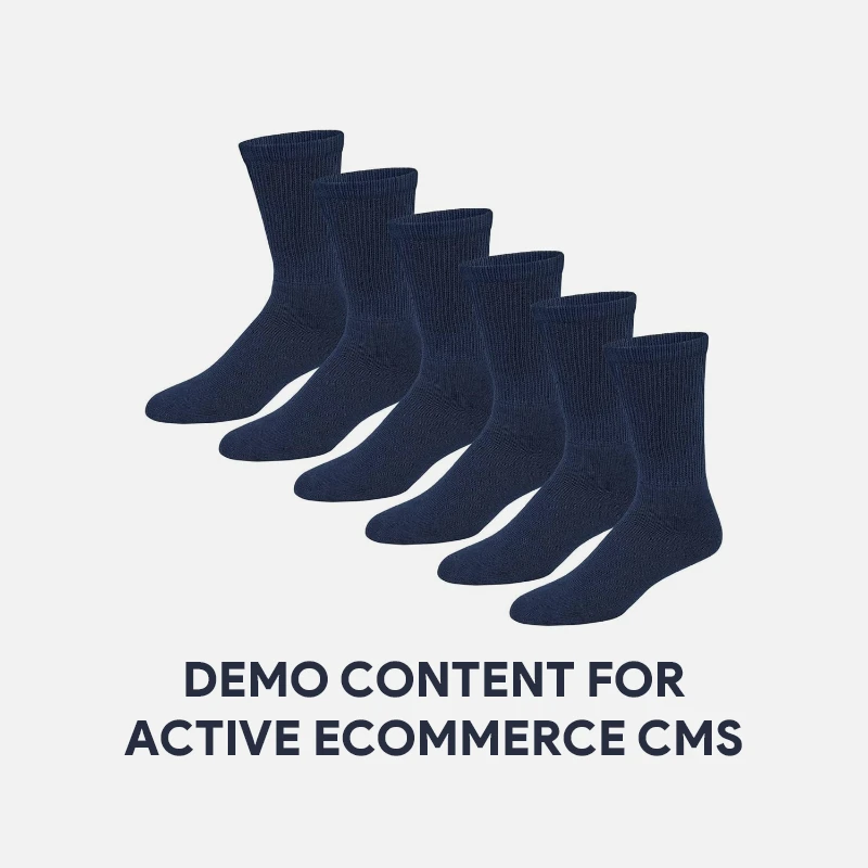 Demo Content for Active eCommerce CMS - Dr.  Crew Casual Sock
