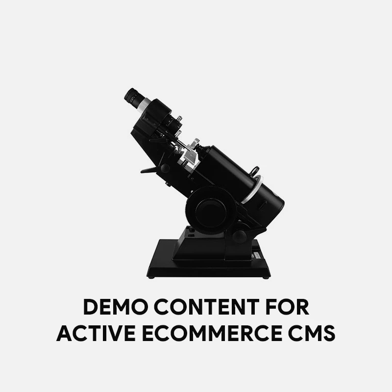 Demo Content for Active eCommerce CMS - manual-lensmeter