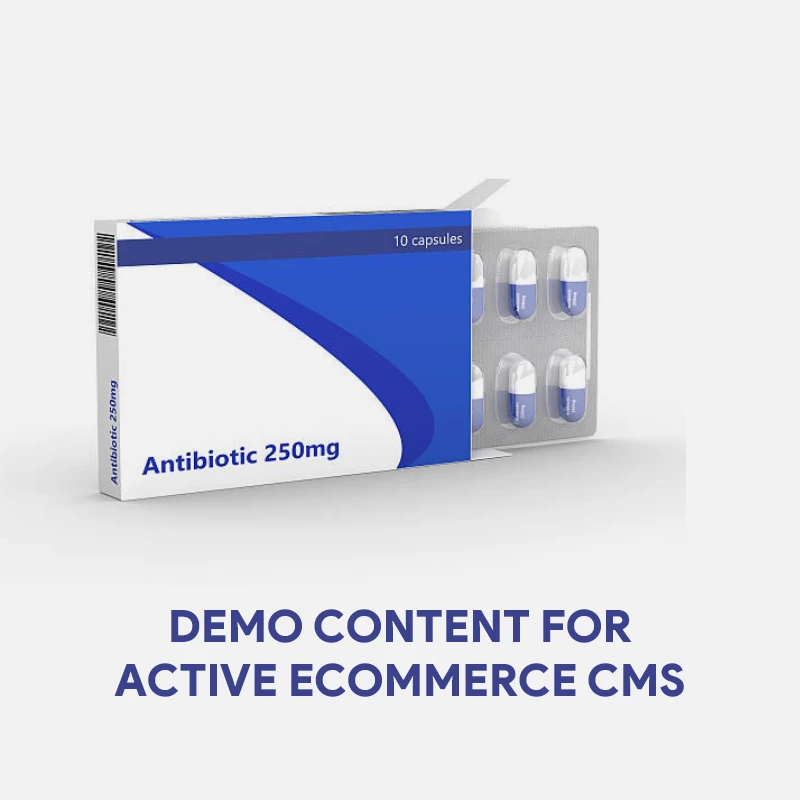 Demo Content for Active eCommerce CMS - Antibiotic 250mg