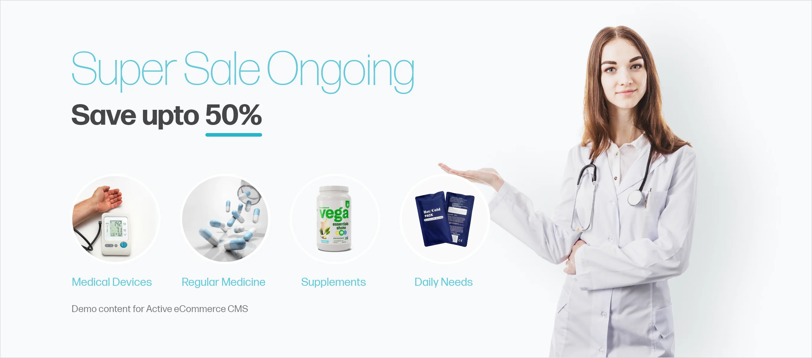 Active Ecommerce Medical promo