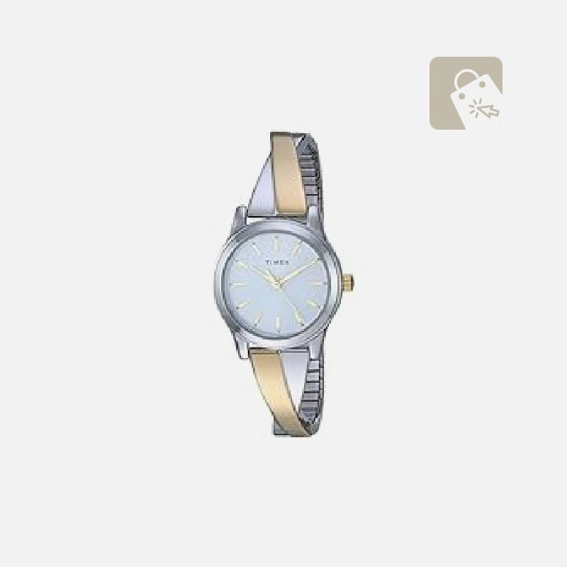 Demo Content for Active eCommerce CMS - Timex Women's  Silver-Tone Expansion Band Watch