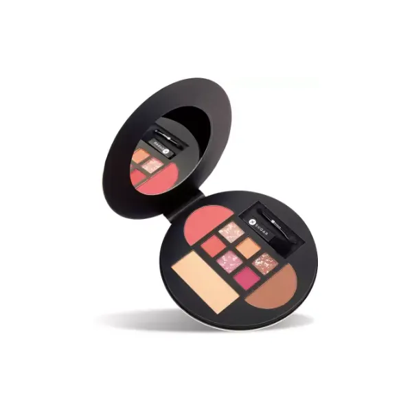 SUGAR Cosmetics Contour De Force Eyes & Face Palette | 02 - Pink Pro