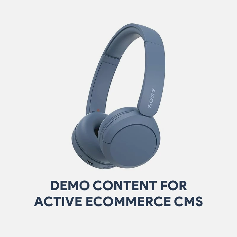 Demo Content for Active eCommerce CMS - Sony Noise Cancelling Headphones