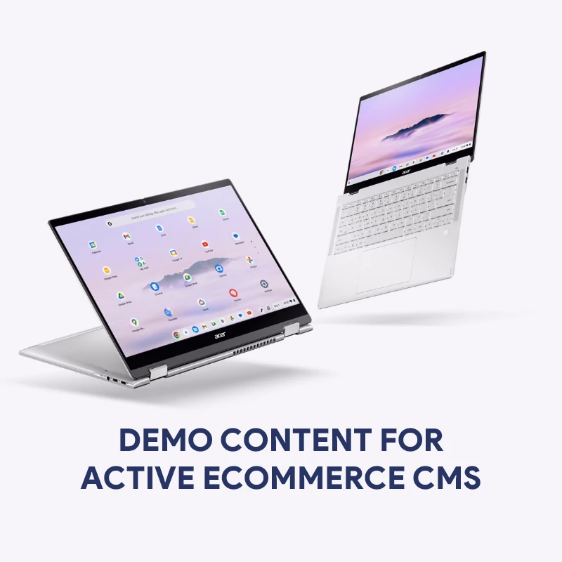 Demo Content for Active eCommerce CMS - Acer Showcases Next-Gen