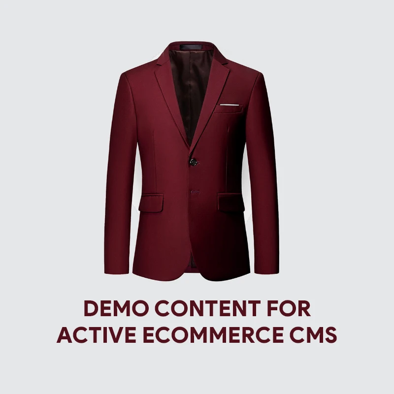 Demo Content for Active eCommerce CMS - Single-breasted jacket in technical waffle fabric