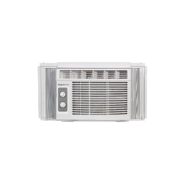 Amazon Basics Window Mounted Air Conditioner with Mechanical Control Cools
