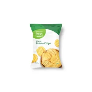 Amazon Fresh, Wavy Potato Chips, 11 Oz (Previously Happy Belly, Packaging May Vary)