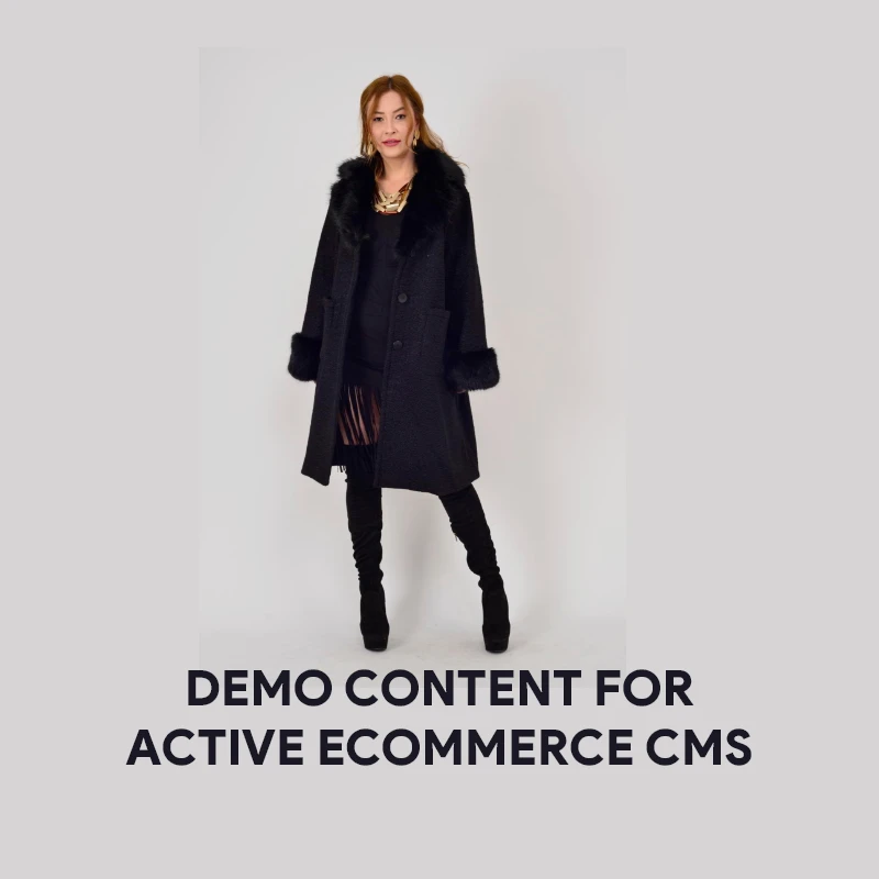 Demo Content for Active eCommerce CMS - Long Ladies fur cloth