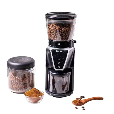 Electric Coffee Grinder for Espresso Coffee and Manual Coffee Brewing, Grind Size from Espresso to Cold Brew Grind