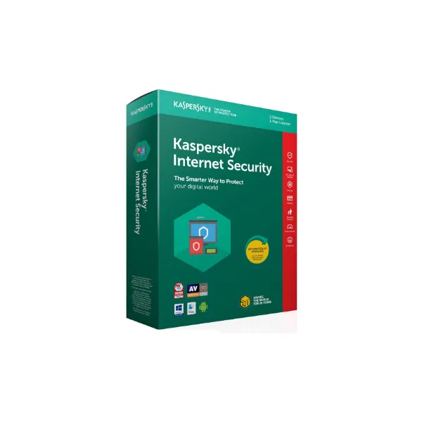 Kaspersky Internet Security 2023 | 3 Devices | 1 Year | Antivirus and Secure VPN Included | PC/Mac/Android | Online Code