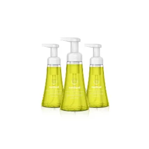 Method Foaming Hand Soap, Lemon Mint, Biodegradable Formula, 10 fl oz (Pack of 3)