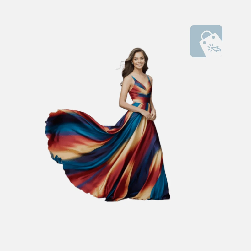 Demo Content for Active eCommerce CMS - EMBROIDERED COMPACT POPELINE  DRESS