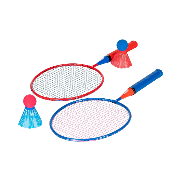 Franklin Sports Kids Jumbo Badminton Racket Set - Smashminton Kids Oversize Badminton Racke