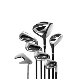 ADULT GOLF KIT 7 CLUBS RIGHT HANDED GRAPHITE SIZE 2 - INESIS 100