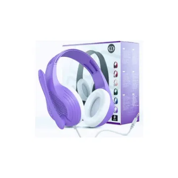 Anivia Computer Headsets Over Ear Headphones Wired Gaming Headset with Mic for PC Mac PS4 PS5 Xbox One, Stereo Surround Sound, Purple