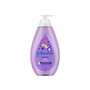 Johnson's Bedtime Baby Bath with Soothing NaturalCalm Aromas, Hypoallergenic & Tear-Free Liquid Baby Bath Formula