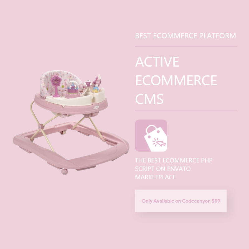 Baby Walker- Active eCommerce CMS