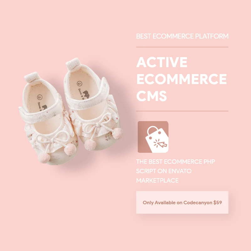 Baby Girl Shoes - Demo content for Active eCommerce CMS by Active IT zone Limited - Premium Item of codecanyon
