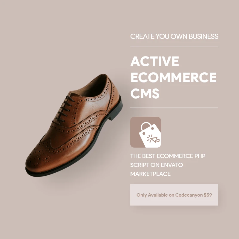 Men's Formal Shoe - Demo content for Active eCommerce CMS by Active IT zone Limited - Premium Item of codecanyon
