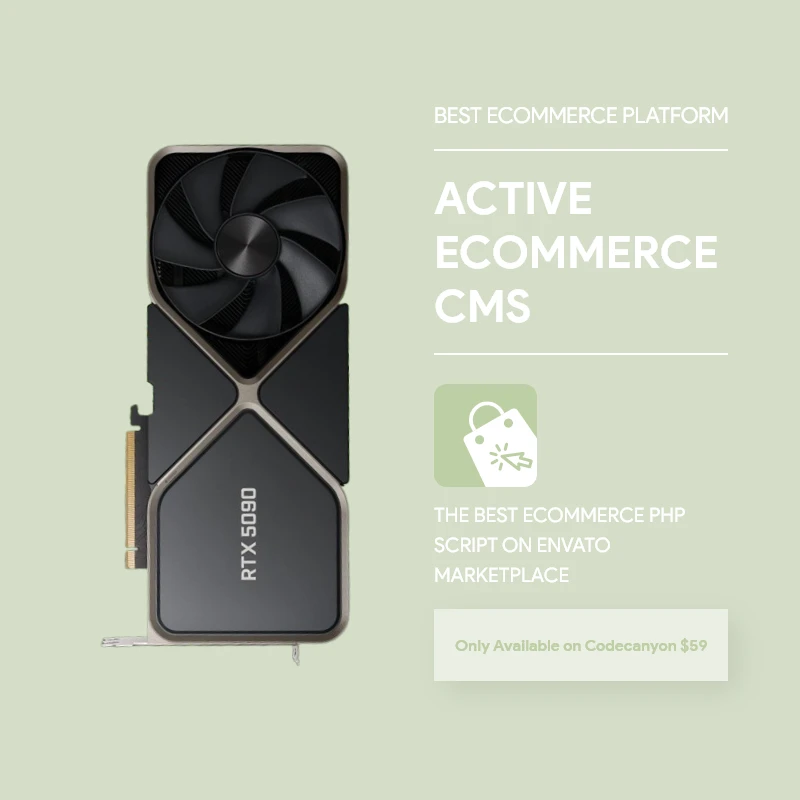 NVIDIA GeForce RTX 5090 FE - Demo content for Active eCommerce CMS by Active IT zone Limited - Premium Item of codecanyon