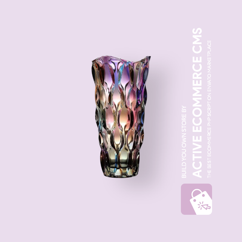 Glass Flower Vase - Active eCommerce CMS