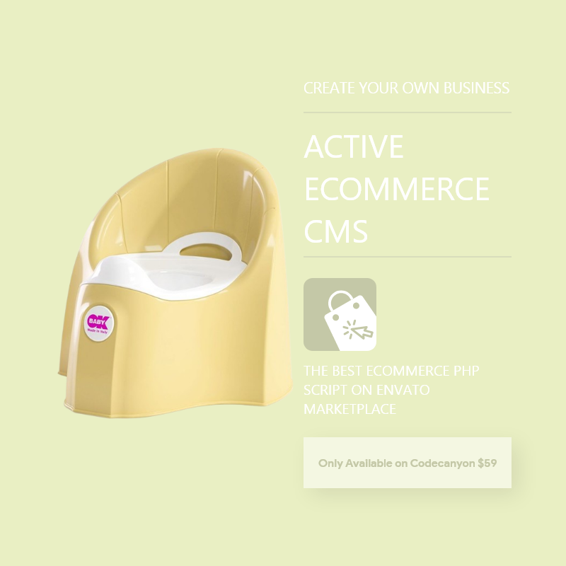 Mini Potty Seat- Active eCommerce CMS