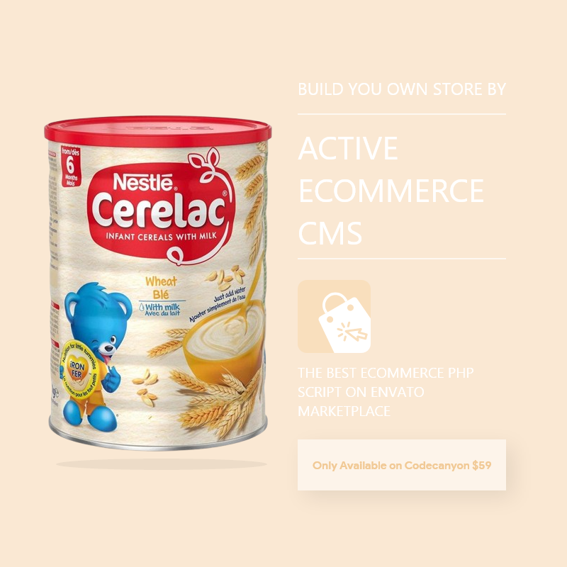 Baby Milk- Active eCommerce CMS