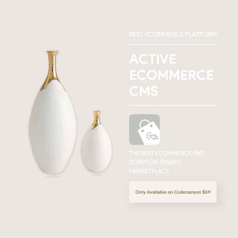 Flower Vase - Active eCommerce CMS