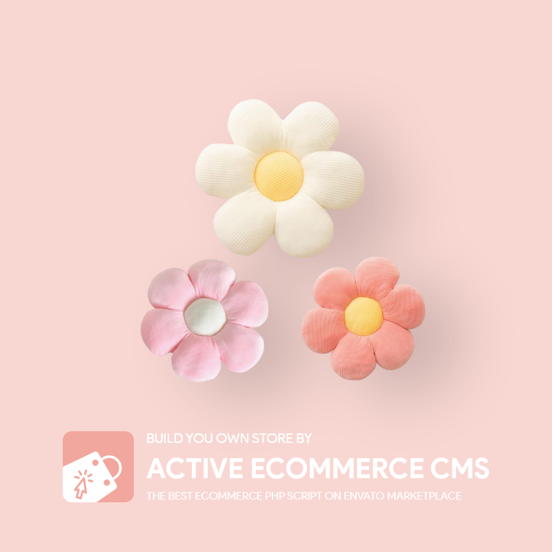 Comfort Flower pillow - Active eCommerce CMS