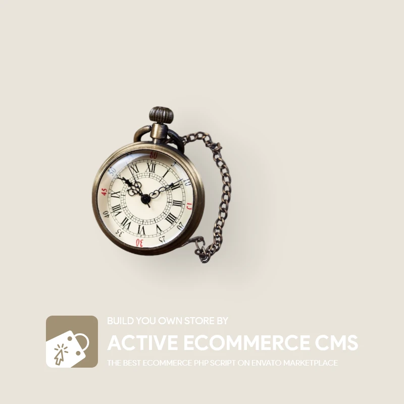 Classic Pocket Watch - Active eCommerce CMS