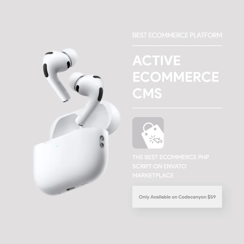 AirPods Pro 3 - Demo content for Active eCommerce CMS by Active IT zone Limited - Premium Item of codecanyon