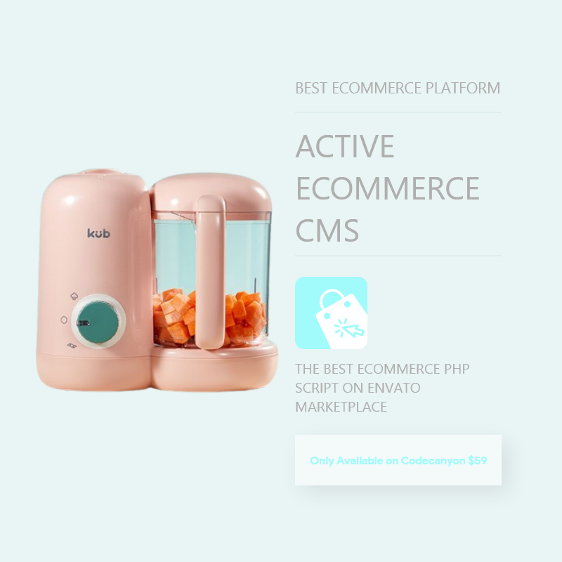 Baby Mini blender- Active eCommerce CMS