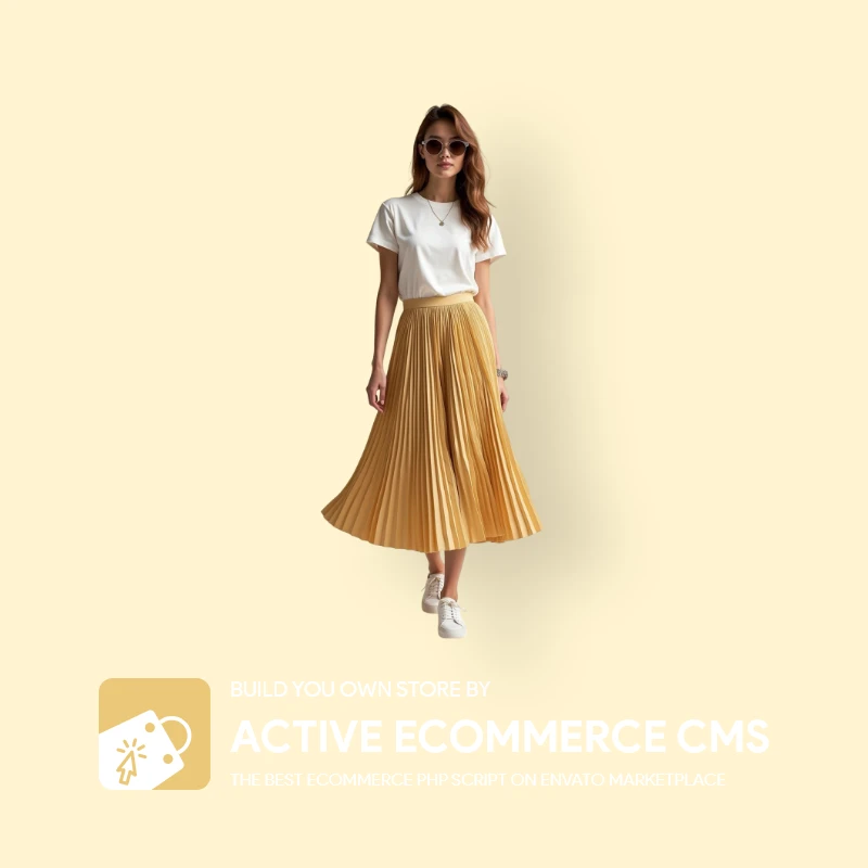 Pleated Skirt - Active eCommerce CMS