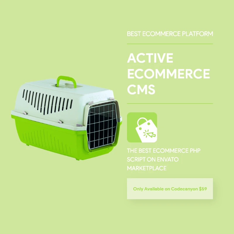Pet Carrie  - Active eCommerce CMS