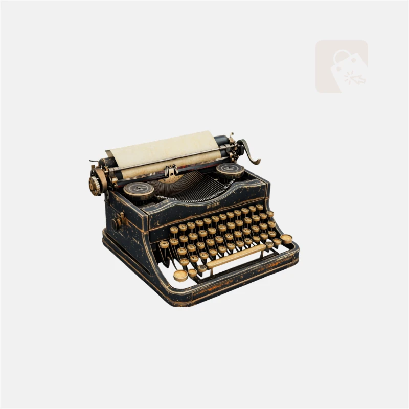 Vintage Type Writer - Active eCommerce CMS