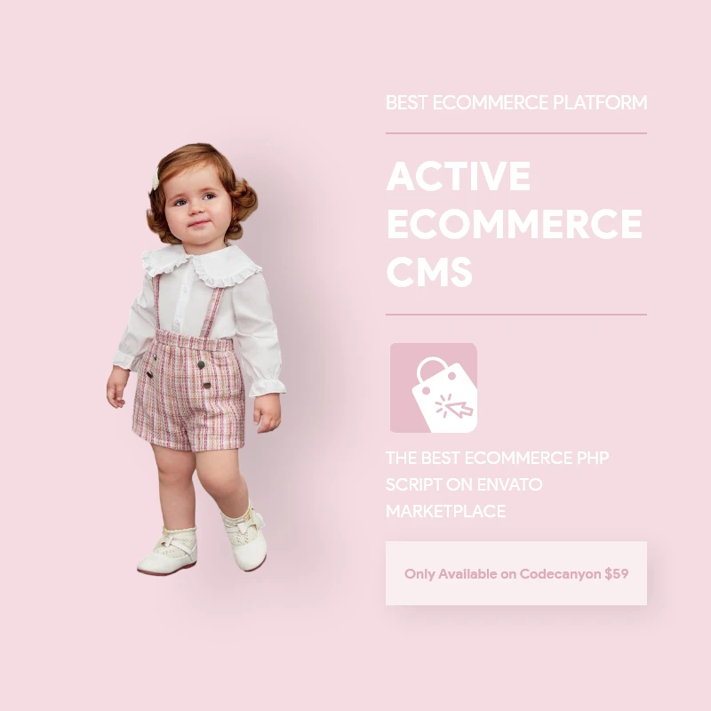 Baby Girl Outfit  - Demo content for Active eCommerce CMS by Active IT zone Limited - Premium Item of codecanyon