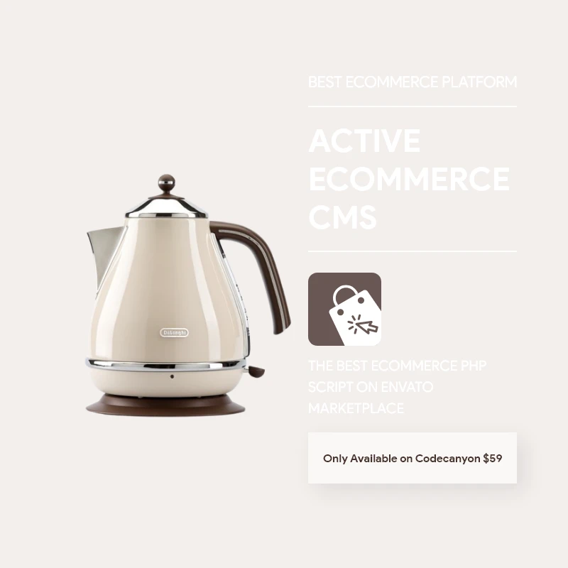 Electric Kettle - Active eCommerce CMS